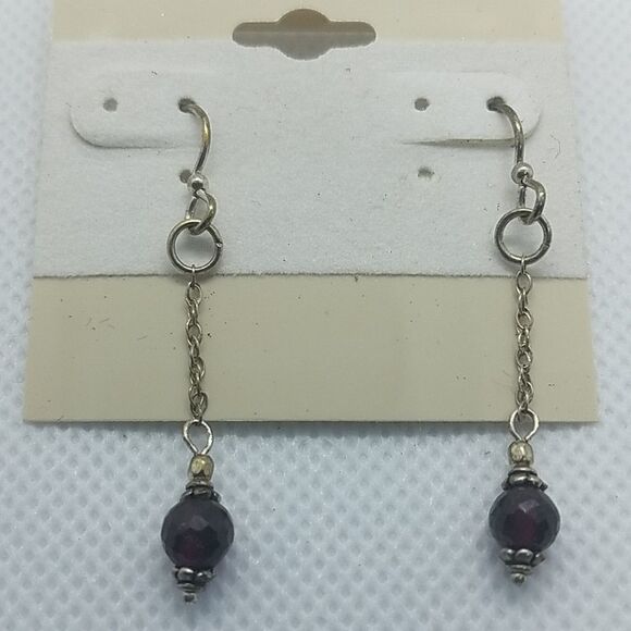 NWT Sterling Sliver Dangling Earrings - Picture 2 of 2